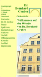 Mobile Screenshot of gruber-kieferchirurgie.de